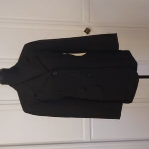 DKNY Donna Karan Suit Jacket Blazer Black Size 4 Vintage